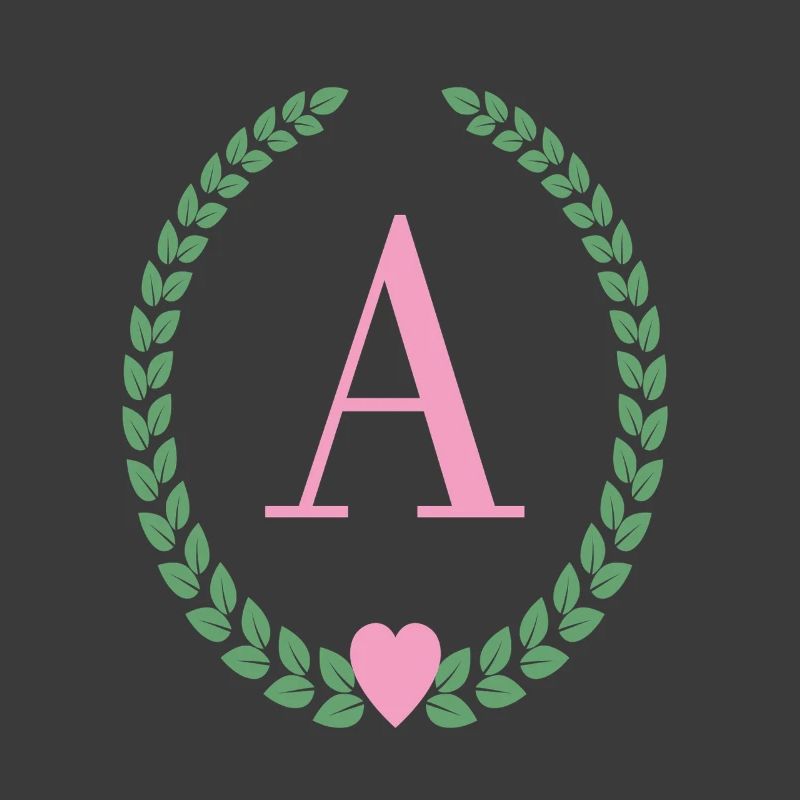 Letter A monogram