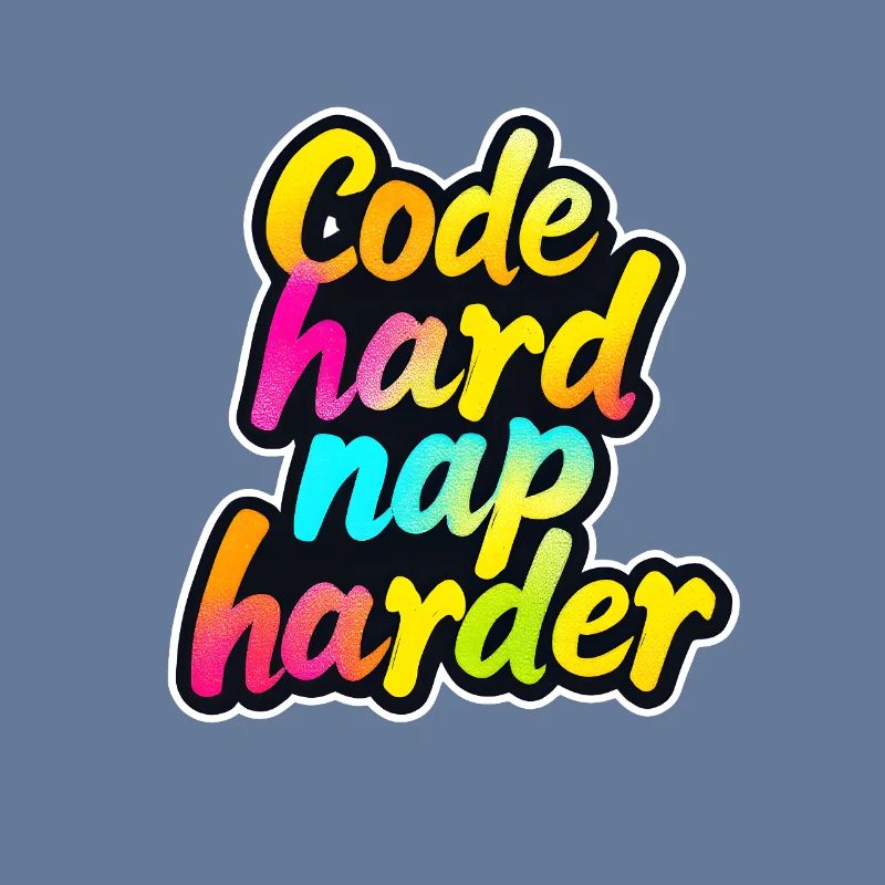Code Hard Nickerchen Härter Lustiger Programmierer Tee
