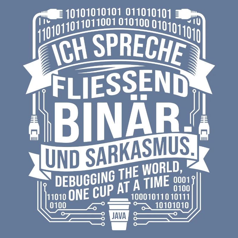 Coding Binärer Kaffee Sarkasmus