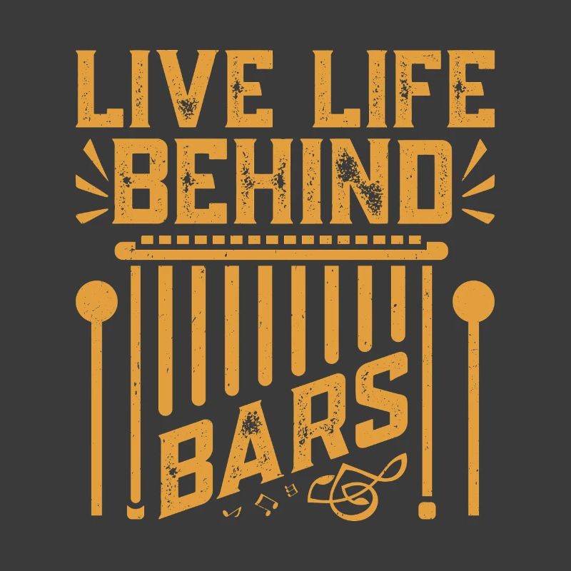 Marimbist Leben hinter Gittern Percussion Pit