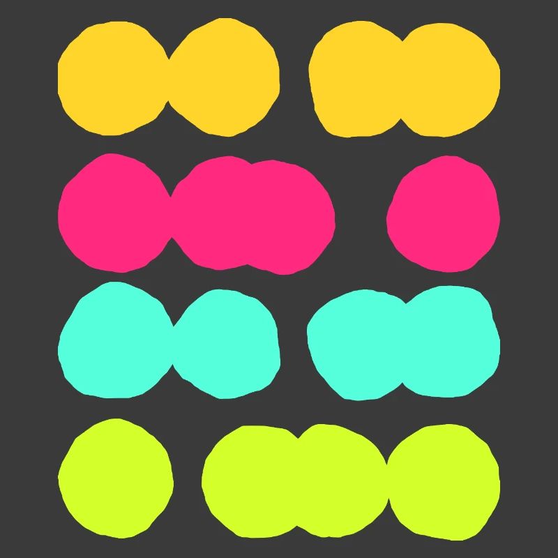 Colourful Abstract Circle Pattern - Fun & Vibrant