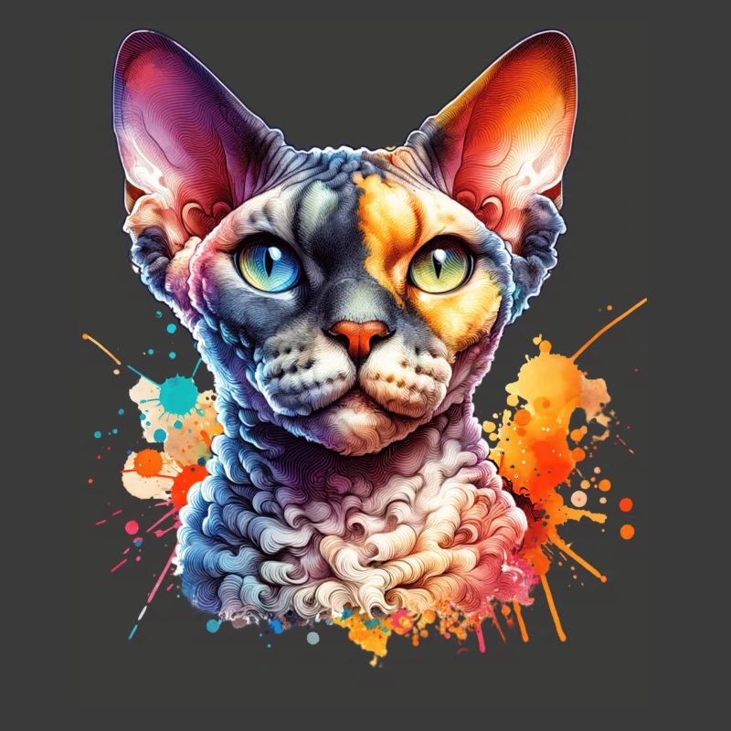 Devon Rex Motif