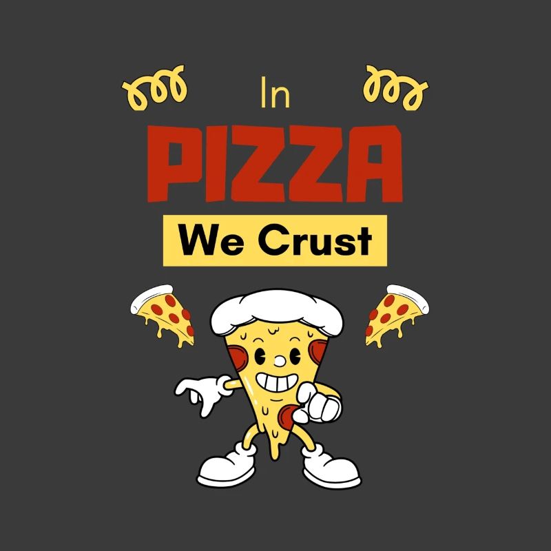 In der Pizza machen wir eine Kruste