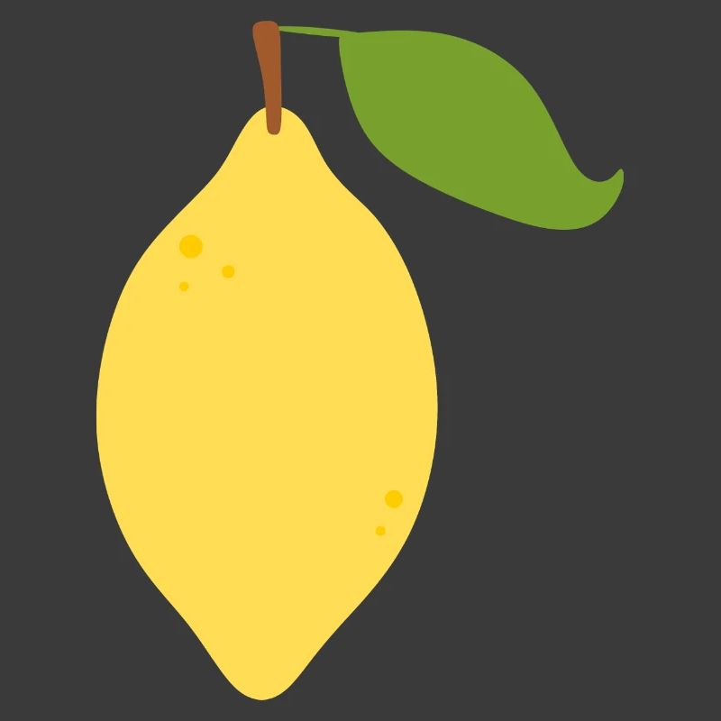 Modern Lemon Citrus Pattern Design