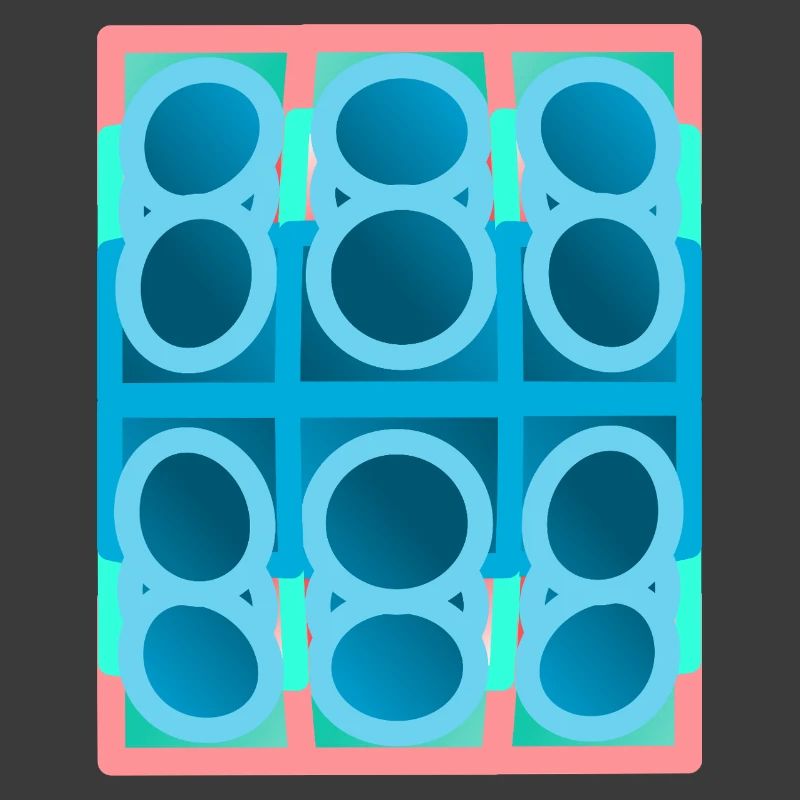 blue pattern, graphic art