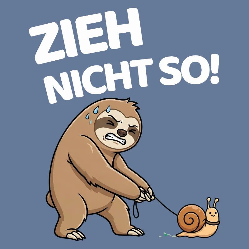 Don't pull so sloth with snail