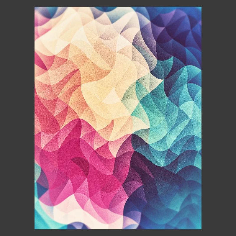 Abstract low poly color pattern design (spectrum)
