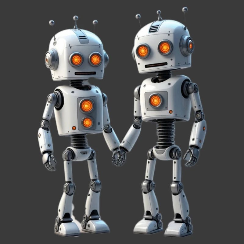 Roboter Pärchen