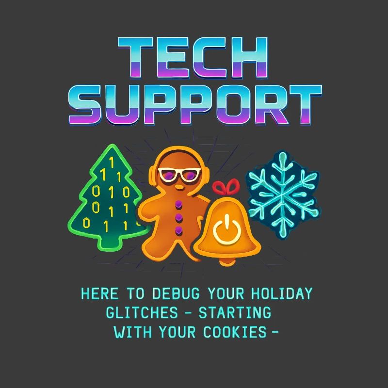 Lustiger Technischer Support Debug Weihnachten