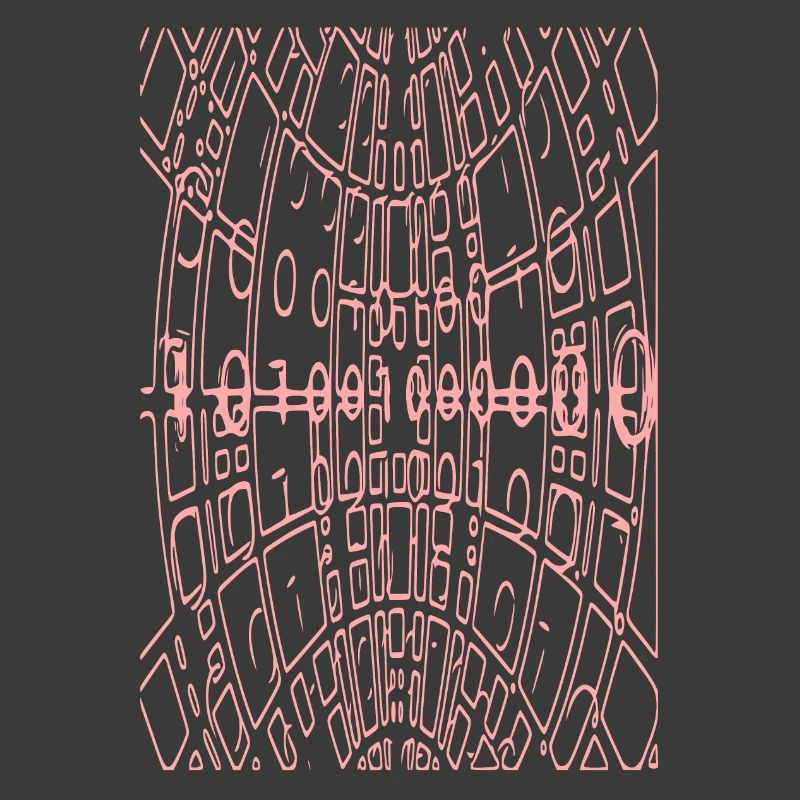 Code binaire Abstrait (rose)