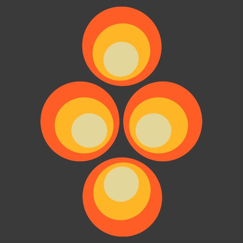 70s Circles Pattern