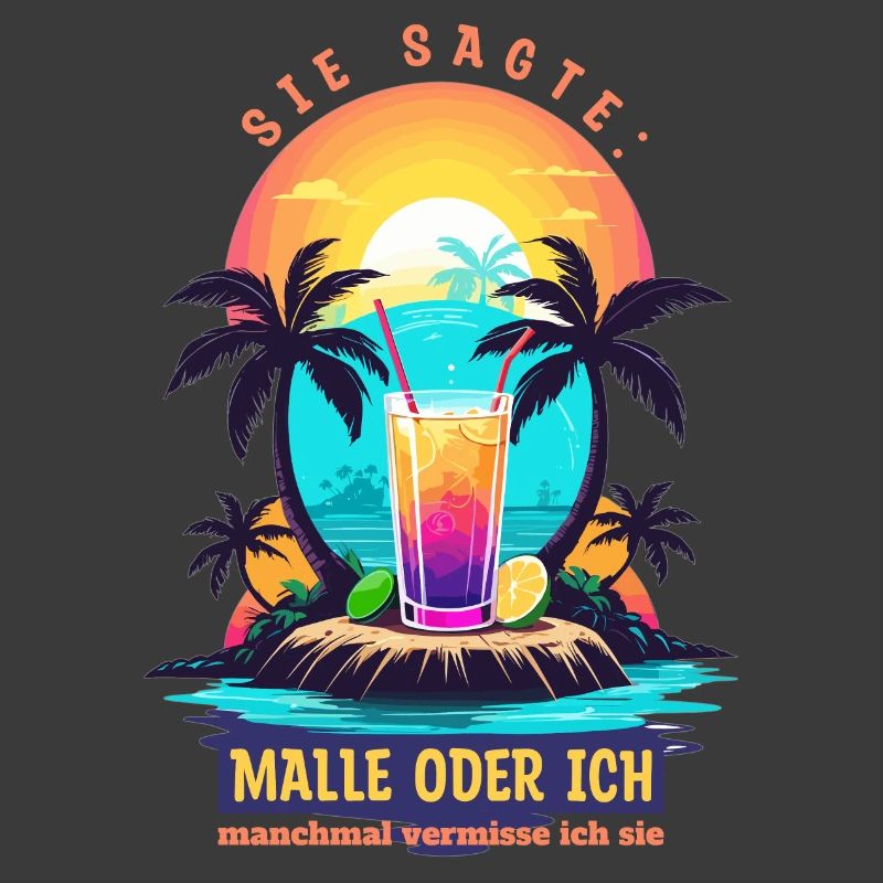 Sie sagte. Malle oder ich