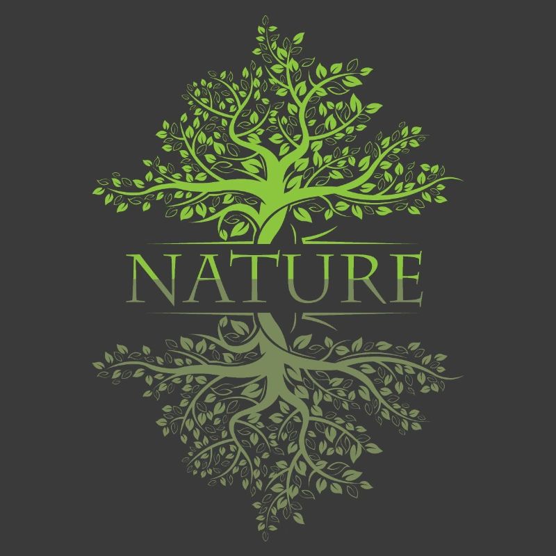 Tree Reflection Nature Forest Leaf Icon Logo Icon