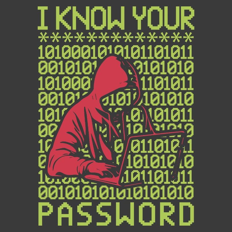 Hacker hackt Programmierer Linux Passwort Hacker