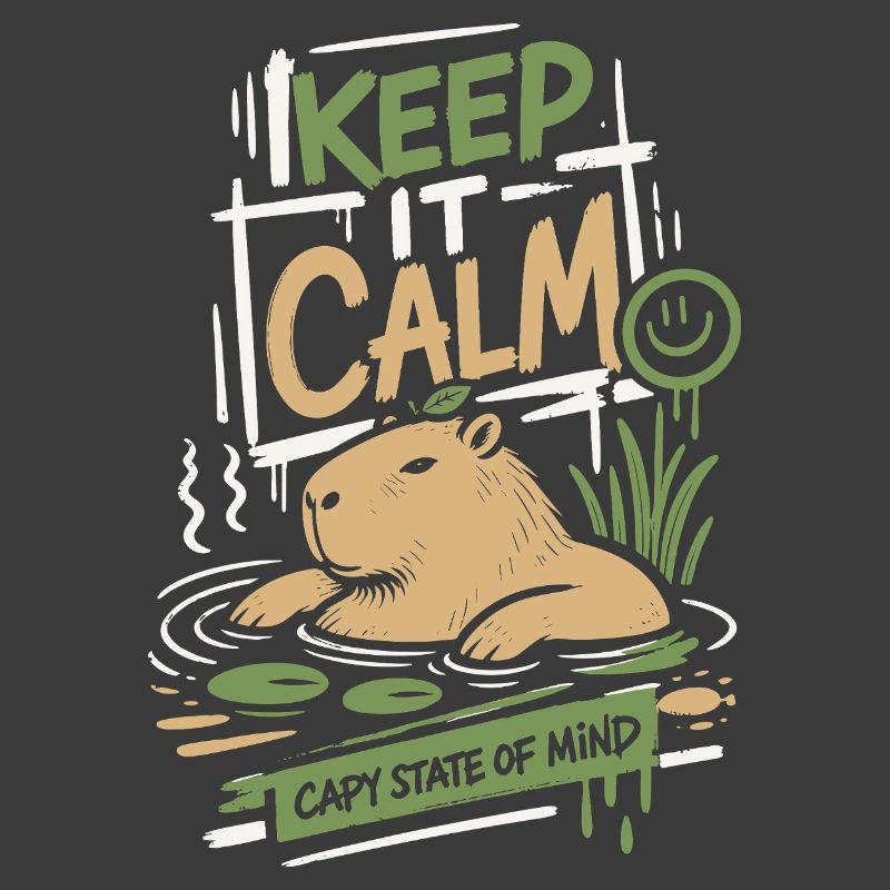 Keep It Calm Capy State Mind