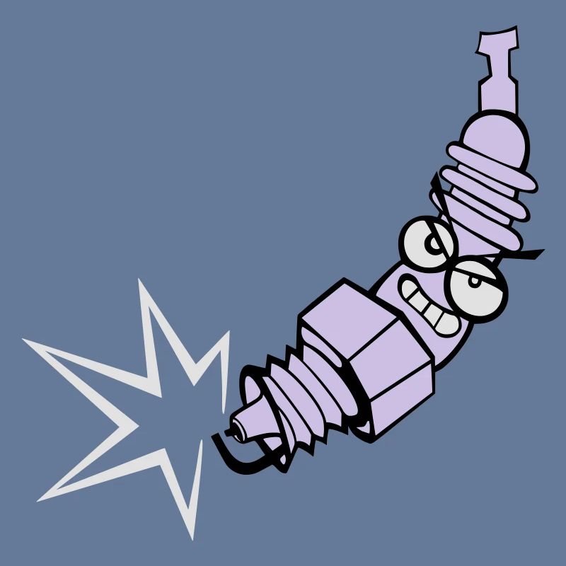 Spark plug with color changing function