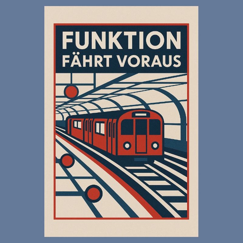 Subway Bauhaus 1930s Function Goes Ahead Retro