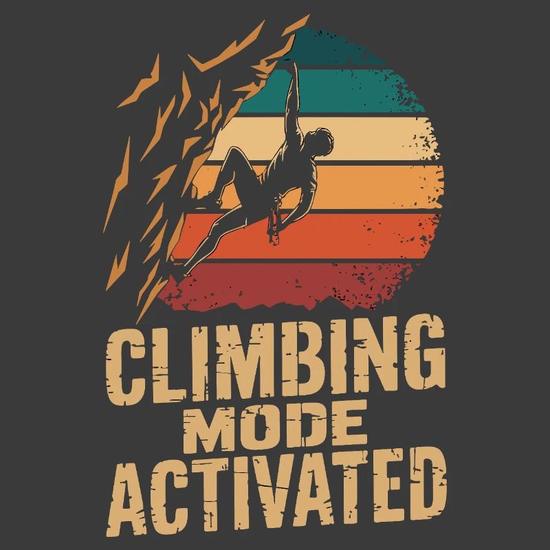 Climbing Mode Activated Klettern Boulder Retro