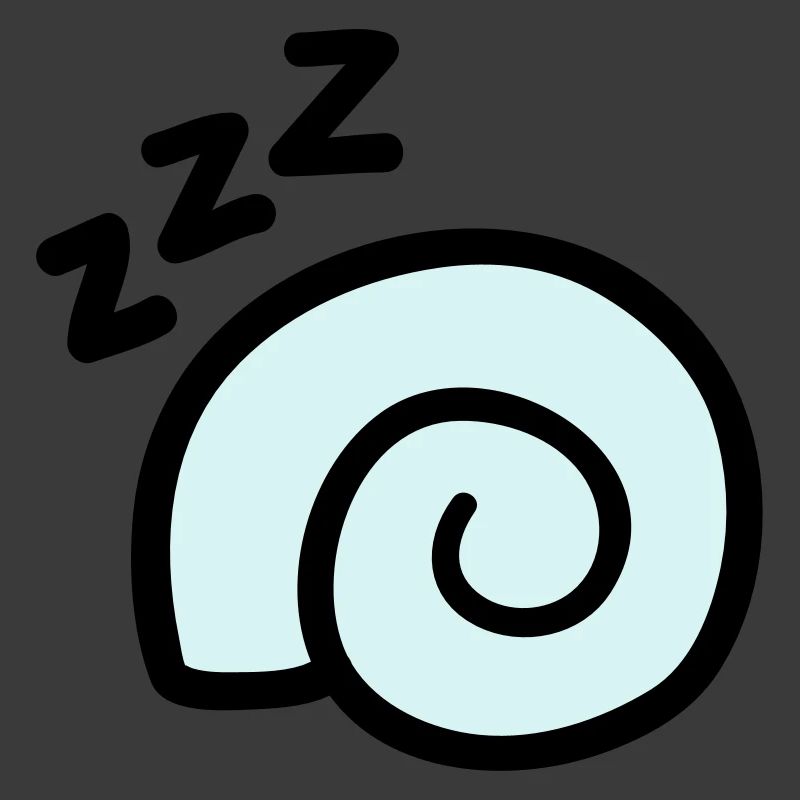 escargot Sleeping