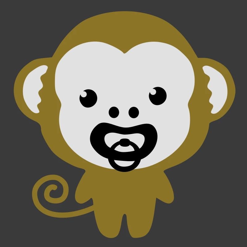 monkey with soother