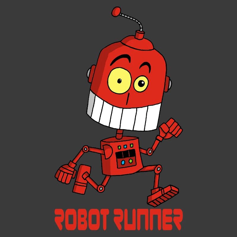 Red Running Robot