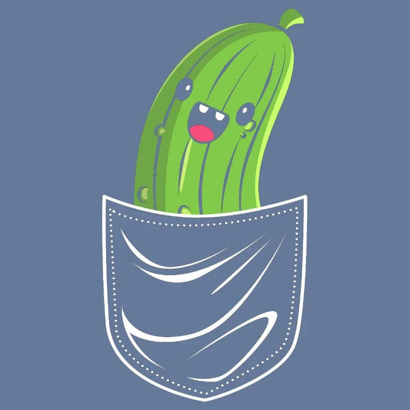 Cornichon concombre et concombre