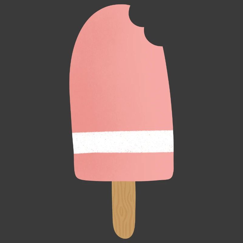 Gradient Pink Popsicle Bite