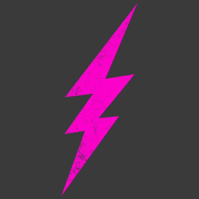 Leuchtender Pinker Blitz
