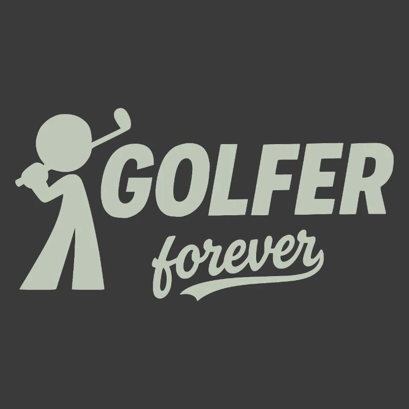 Golfer Forever Silhouette