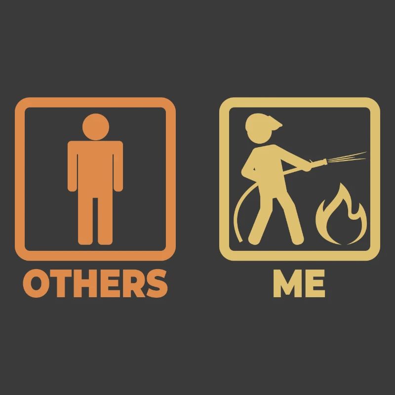 Firefighter Stick Figures