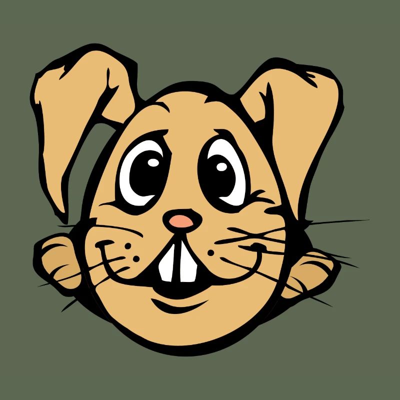 Rabbit! comic bunny egg funny egghead Easter