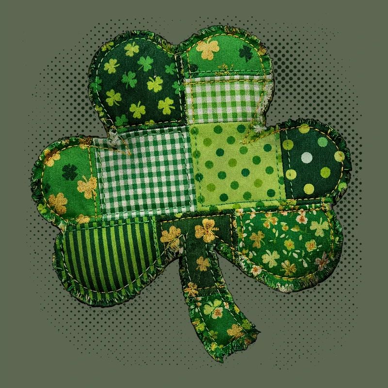 Trèfle – St. Patrick vintage en patchwork