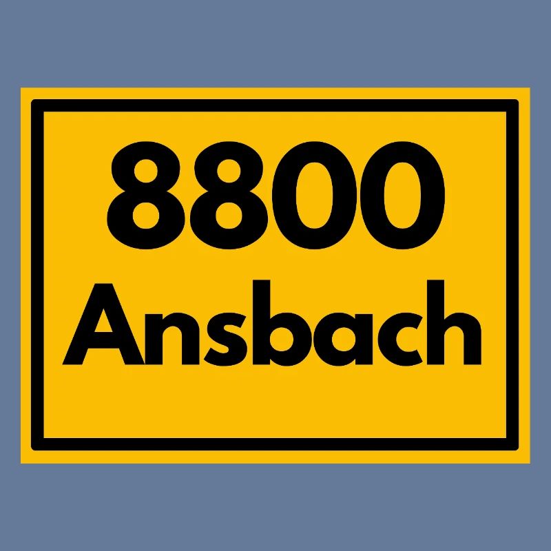 OLD POSTCODE POSTCODE RETRO 8800 ANSBACH FRANKEN