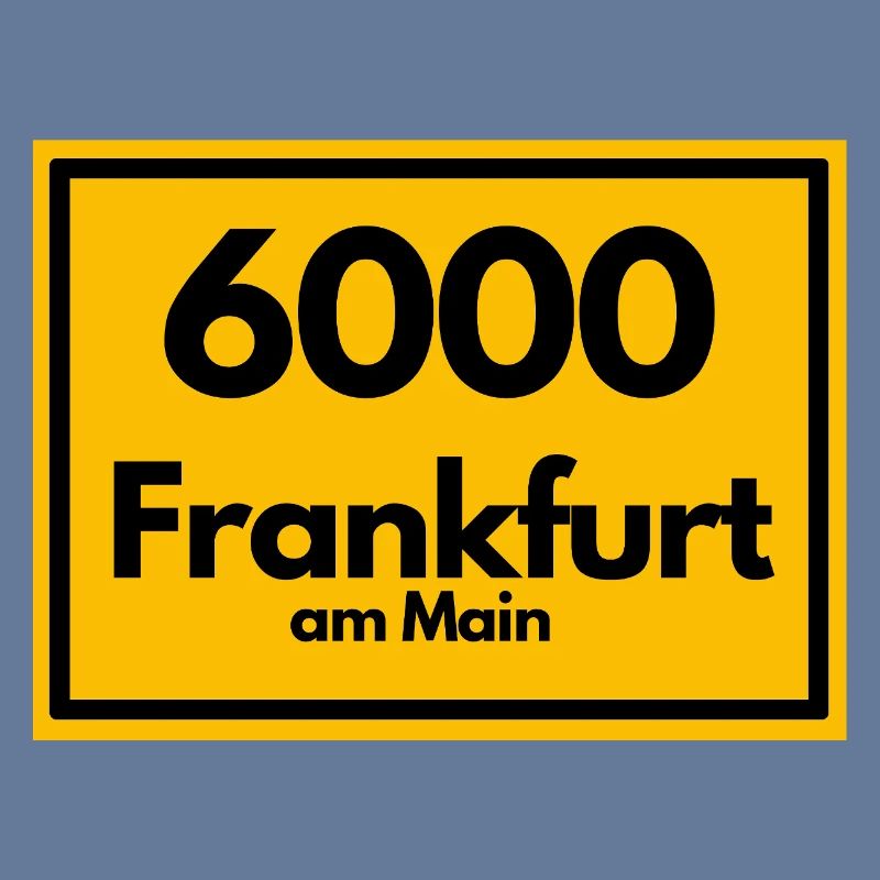 OLD POSTCODE POSTCODE RETRO 6000 FRANKFURT AM MAIN
