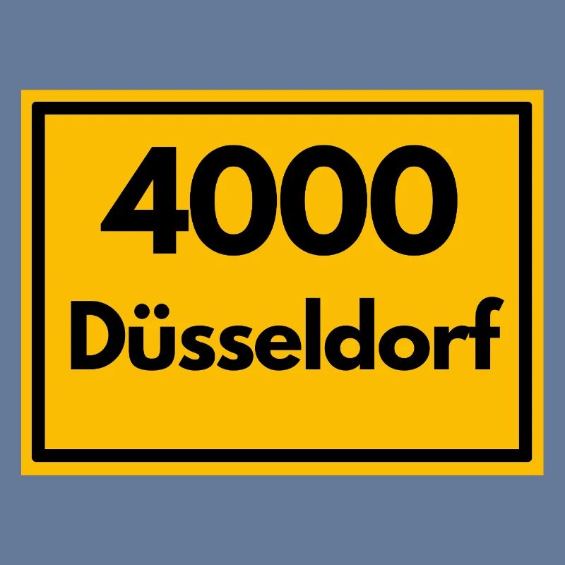 OLD POSTCODE POSTCODE RETRO 4000 DÜSSELDORF - OLD