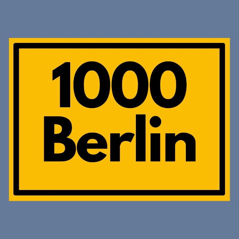 OLD POSTCODE POSTCODE RETRO 1000 BERLIN CAPITAL