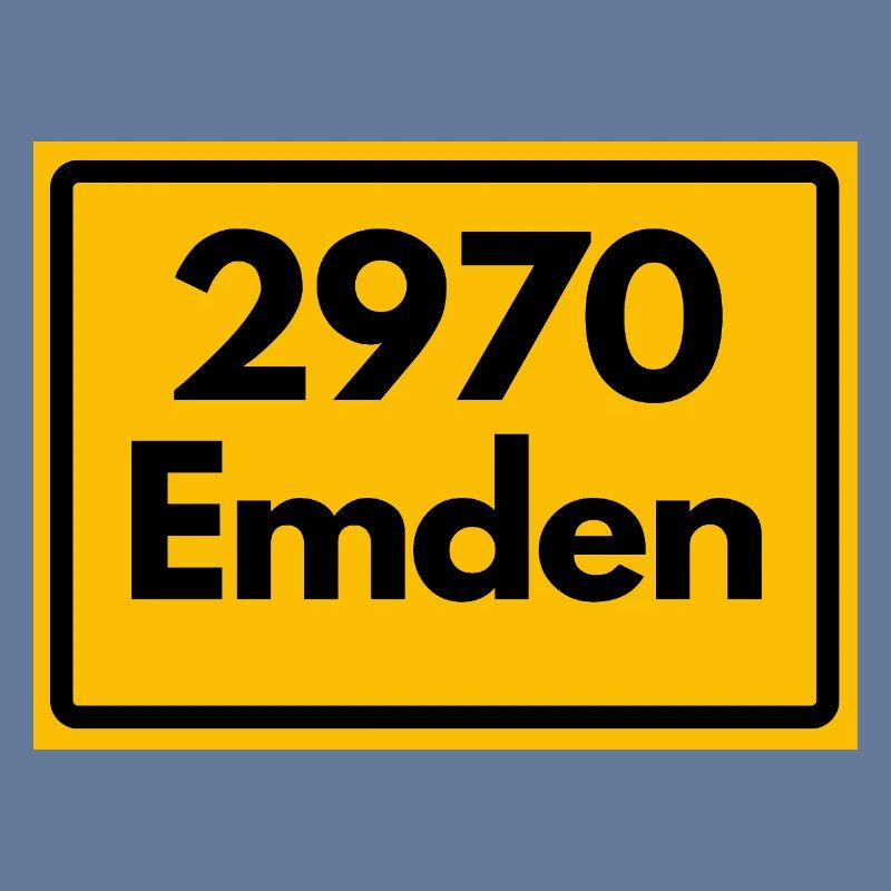 OLD POSTCODE ZIP CODE RETRO ⚓ 2970 Emden Moin moin