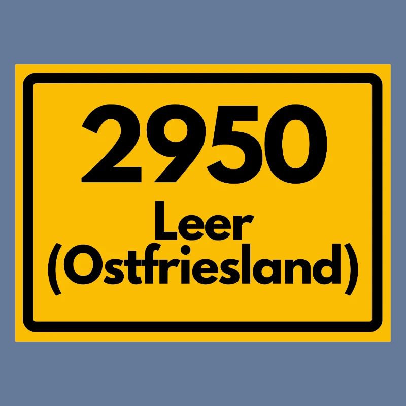 OLD POSTCODE ZIP CODE RETRO 2950 LEER EAST FRISIA