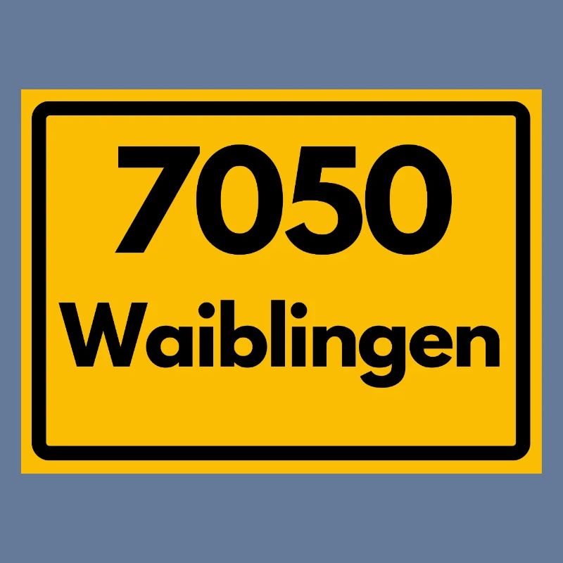 OLD POSTCODE POSTCODE RETRO 7050 WAIBLINGEN HEIMAT
