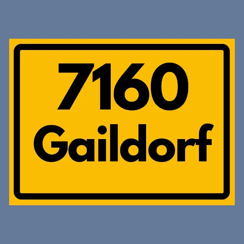 OLD POSTCODE POSTCODE RETRO 7160 GAILDORF HEIMAT