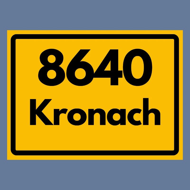 OLD POSTCODE ZIP CODE 8640 KRONACH HEIMATSTOLZ