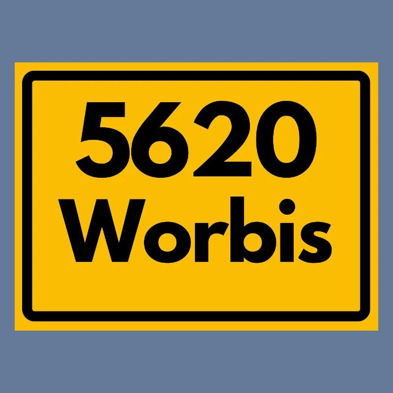 OLD POSTCODE 5620 WORBIS HEIMATSTOLZ ORIGINAL