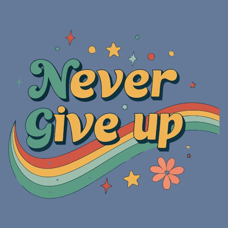 Rainbow Retro Perseverance