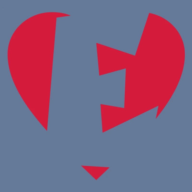 I love E - Herz E - Buchstabe E