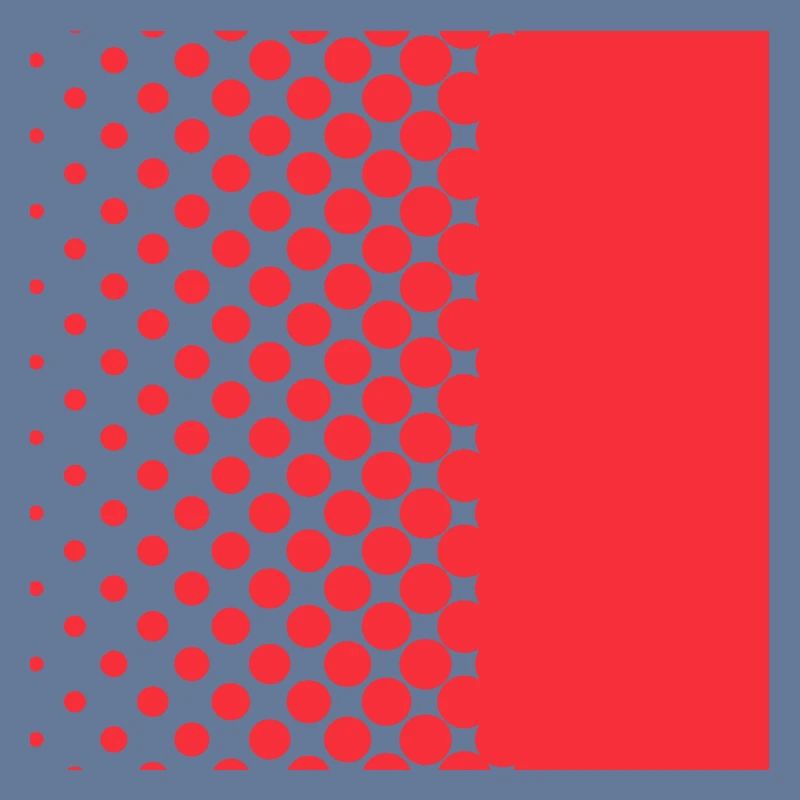 Halftone Gradient Rotes Panel