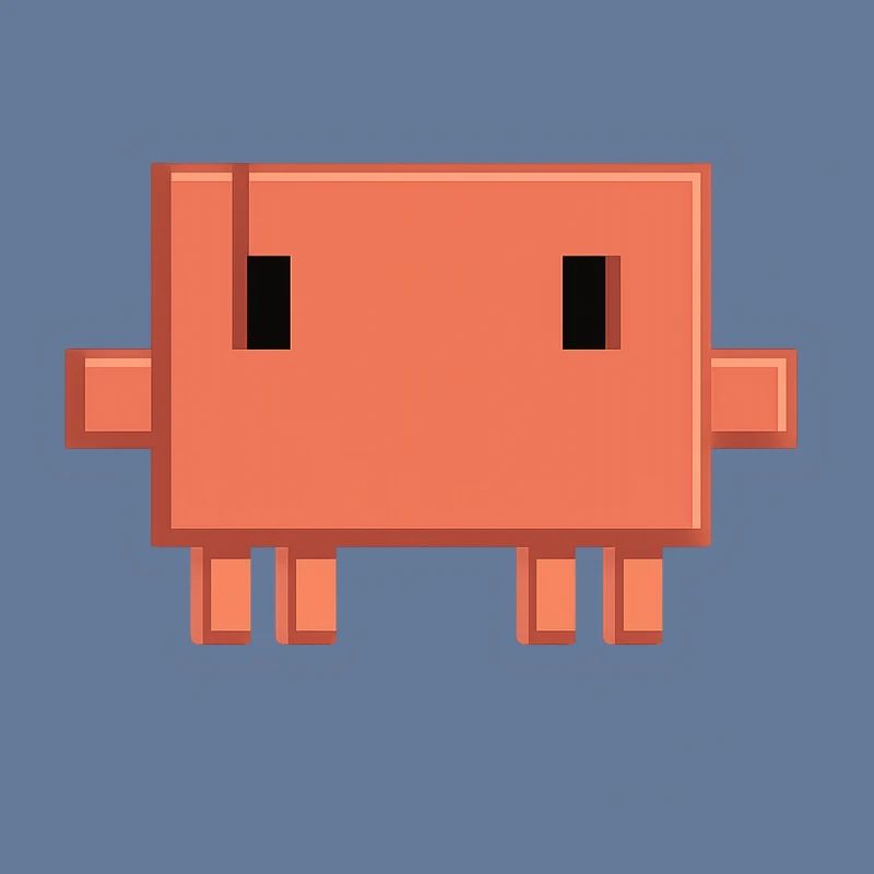 Claude Code Pixel AI Mascot Dev Sticker