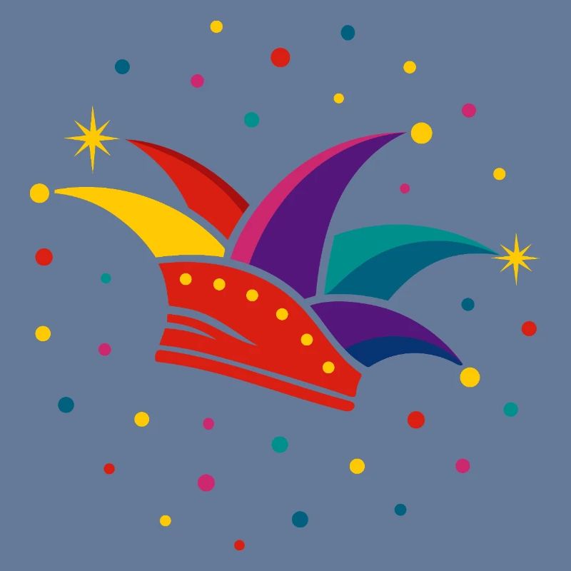 Fool's Cap with Confetti – Carnival & Carnival
