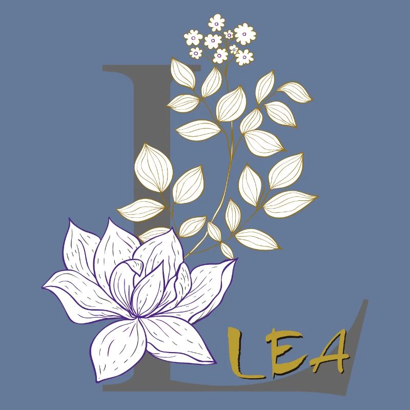 Buchstabe L Initiale Lea