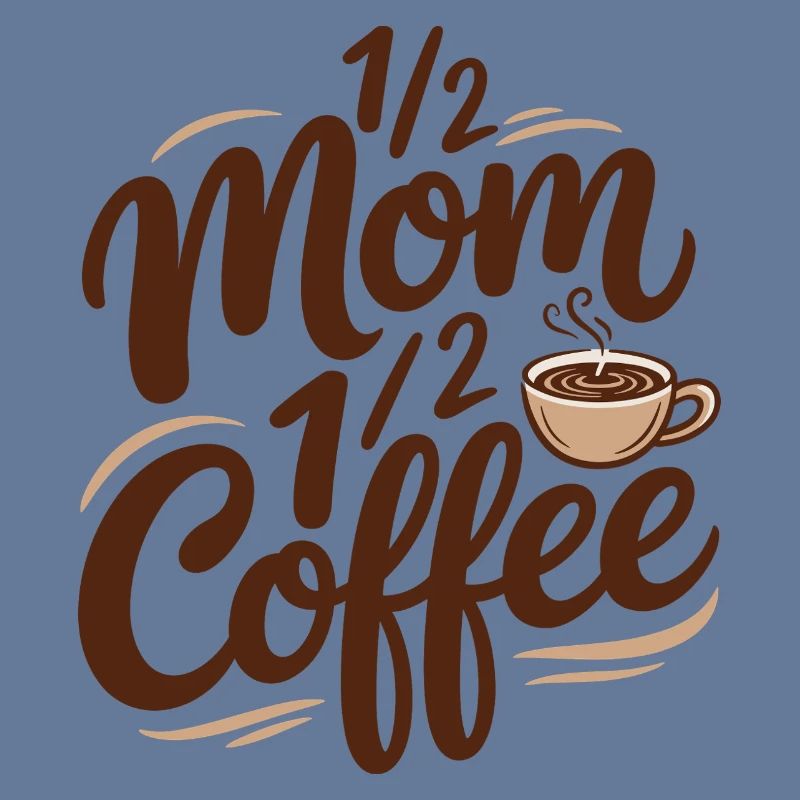 Mutter Koffein Halb Mama Halb Kaffee