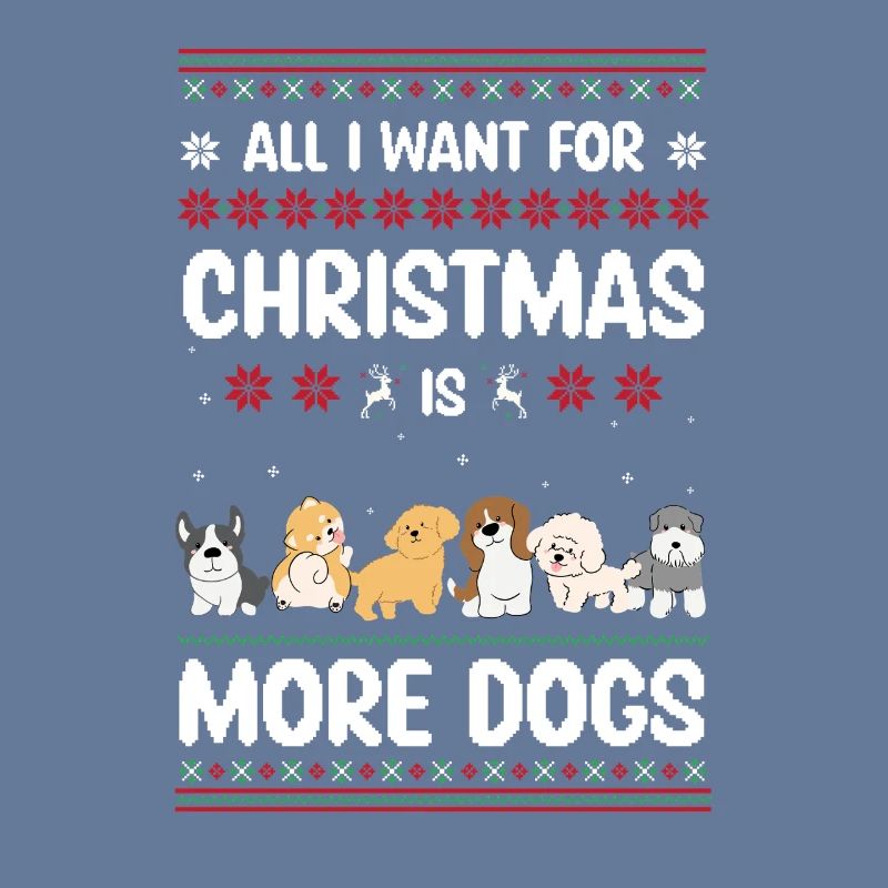 Cadeau de pull de Noël moche pour chiens de Noël